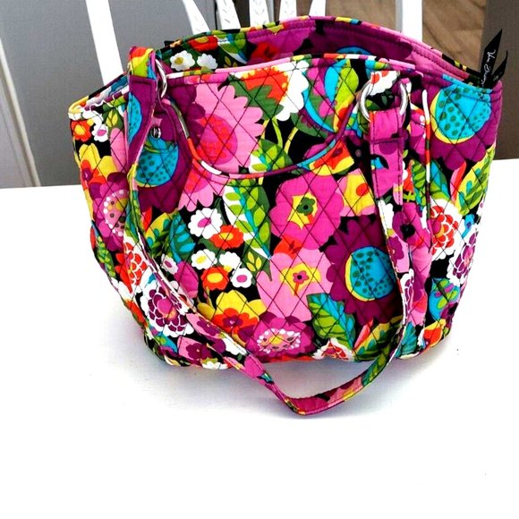 Vera Bradley Glenna Tote Va Va Bloom NWOT